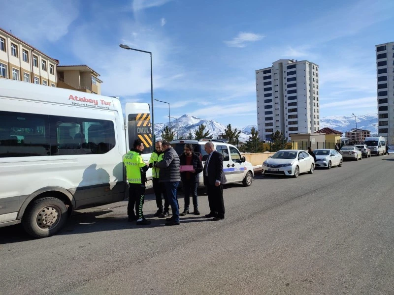 Sivas'ta Okul Servislerine Yönelik Denetim Faaliyetleri