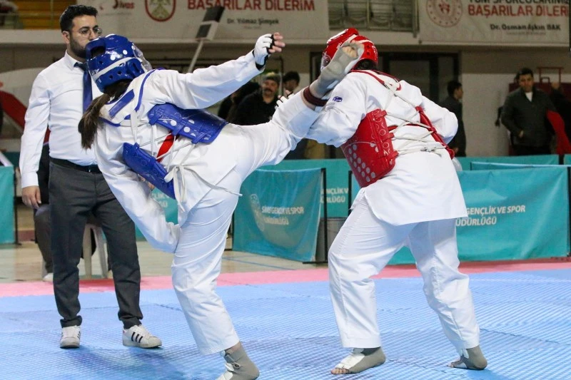 Sivas'ta Taekwondo Yıldızlar İl Birinciliği Müsabakaları Gerçekleştirildi