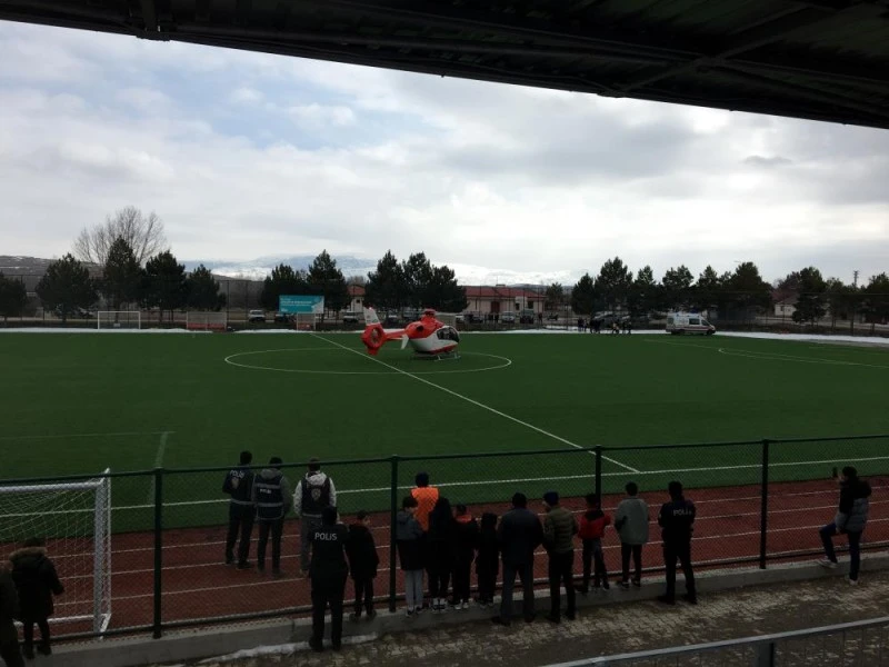 Sivas'ta Futbol Maçında Ambulans Helikopter Krizi